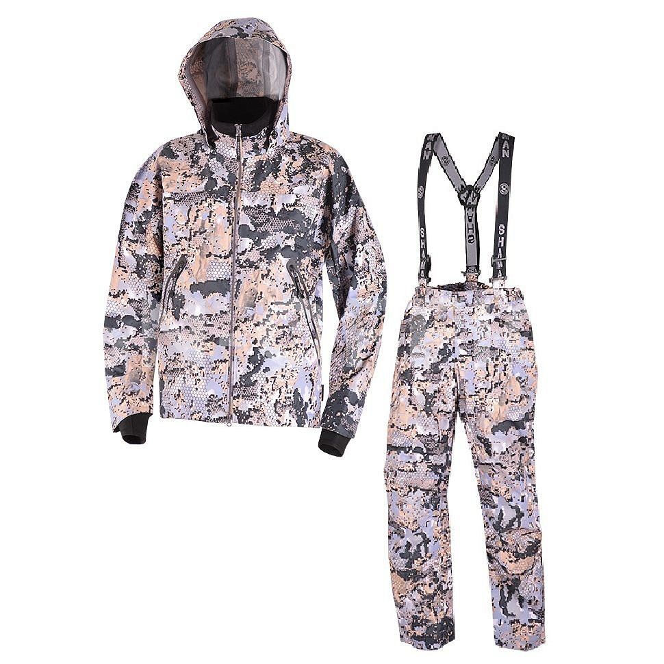 Костюм водонепроницаемый для охотников "Rain Stopper" откр. местность / OPEN MOUNTAIN (2-й слой) S-202-3